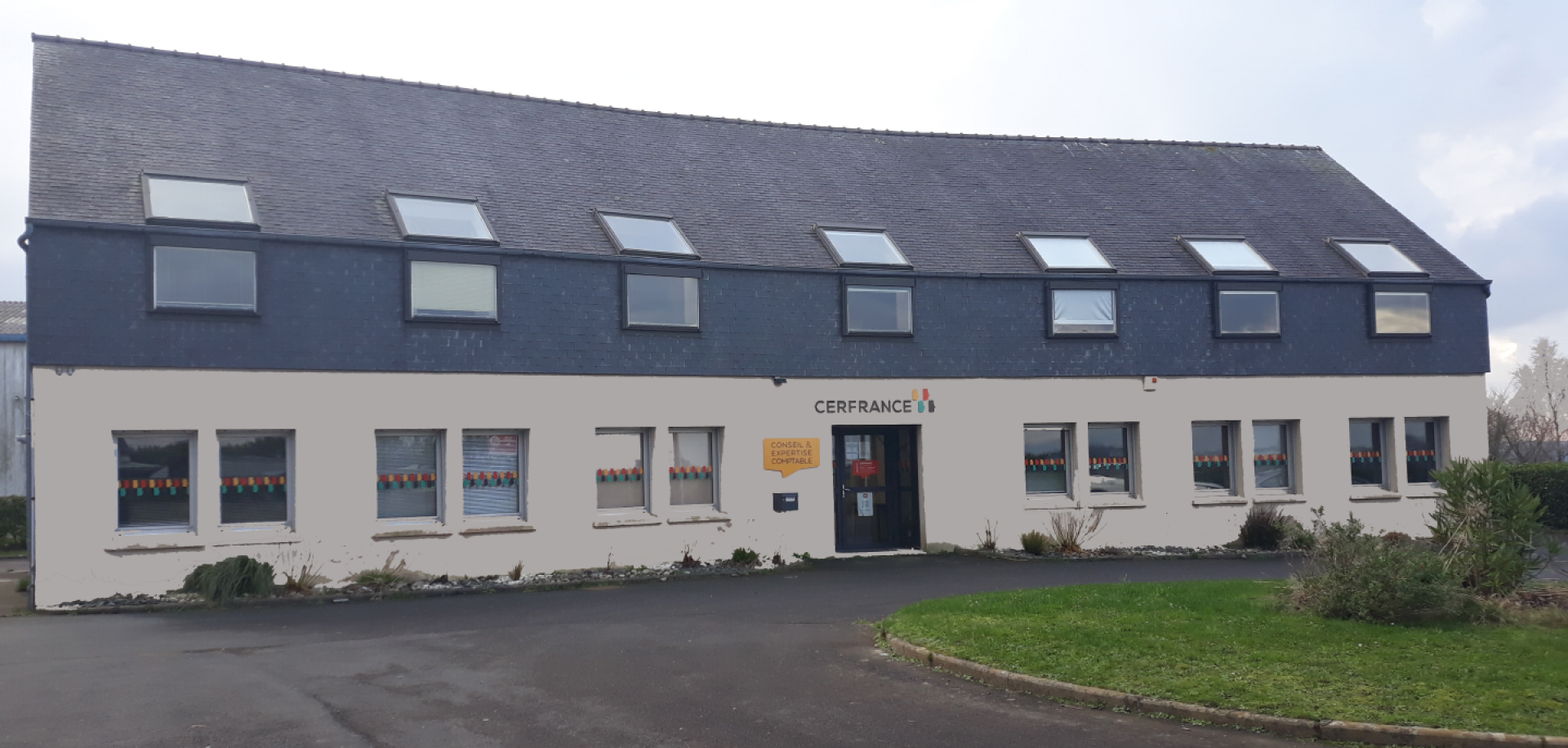 Agence de Cerfrance Morlaix, près de Landivisiau